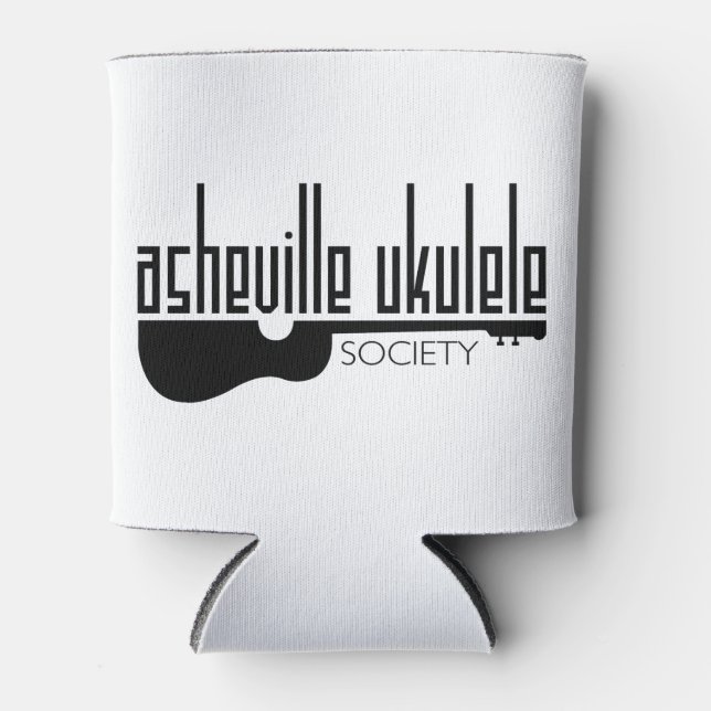 Porta-lata Sociedade Asheville Ukulele (Frente)
