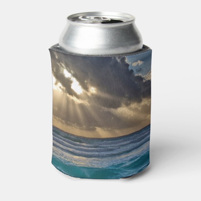 Porta-lata Sol Quebrando Nuvens Sobre O Mar (Can Back)