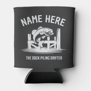 Porta-lata Sombra de Dock com Nome Personalizado de Robalo