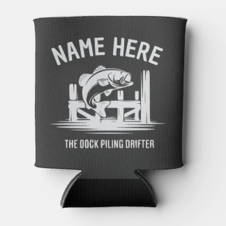 Porta-lata Sombra de Dock com Nome Personalizado de Robalo