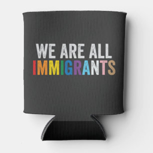 Porta-lata Somos Todos Imigrantes LGBT - Arco-Íris