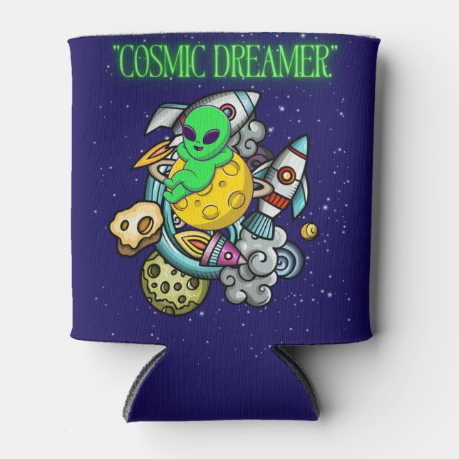 Porta-lata sonhador cósmico (Frente)