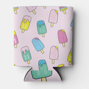 Porta-lata Sorvete bonito: padrão de fruta.