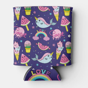 Porta-lata Sorvete: Bonito sem costura