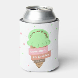 Porta-lata Sorvete De Menta Aqui Está A Dica Doce Aniversário