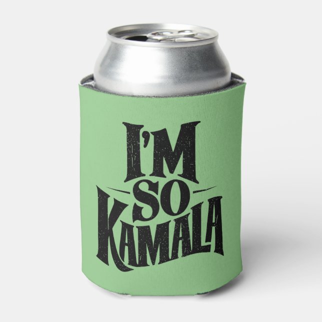 Porta-lata Sou tão Kamala Brat Green Meme (Can Front)
