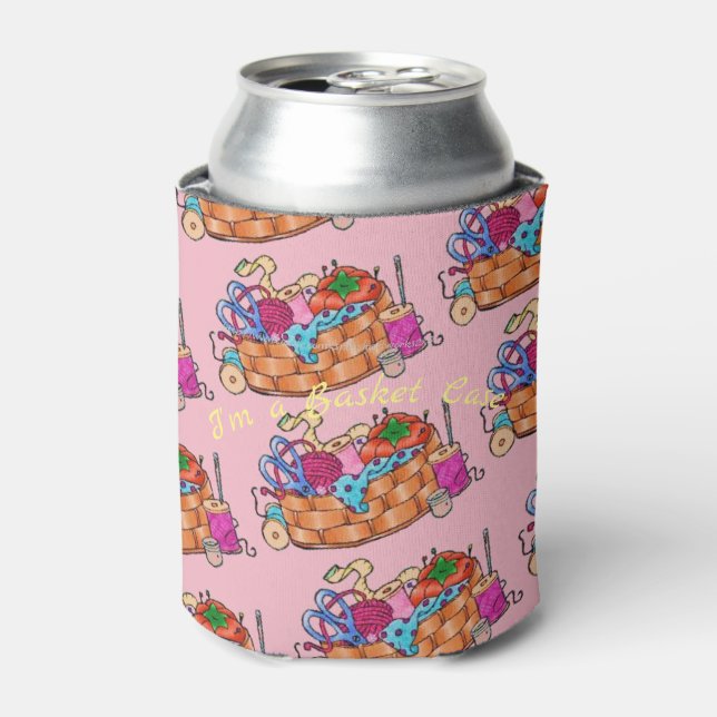 Porta-lata "Sou um caso de cesta" (Can Front)
