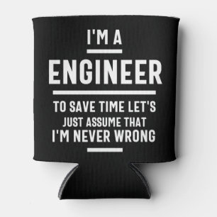 Porta-lata Sou um Engenheiro - Engenharia Engraçado