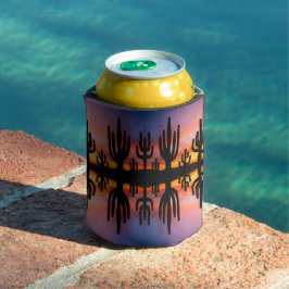 Porta-lata Southwestern Desert Landscape Cactus Sunrise Image