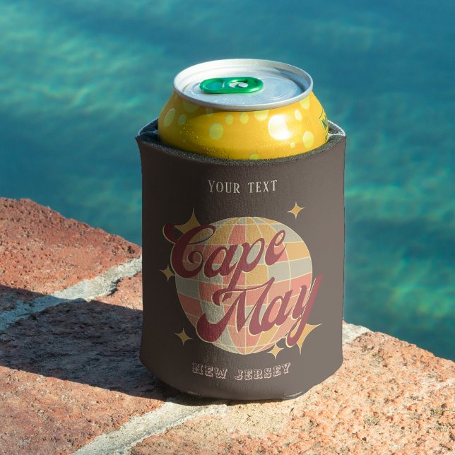 Porta-lata Souvenir de férias de Cape May New Jersey (Criador carregado)