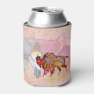 Porta-lata Spirit Buffalo Animal Totem Cooler