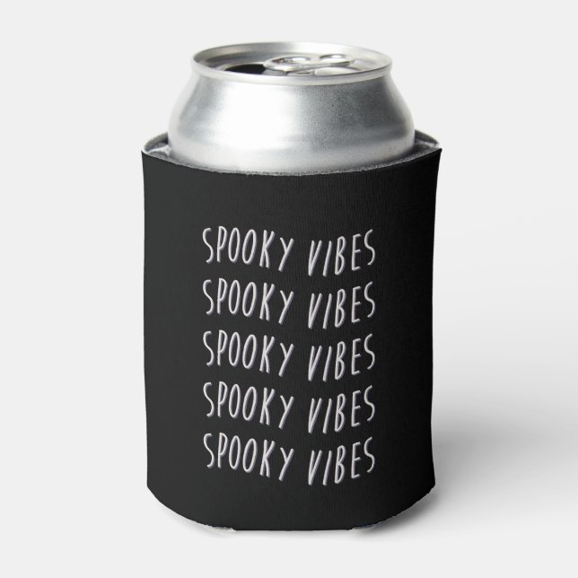 Porta-lata spooky vibes typography (Can Front)