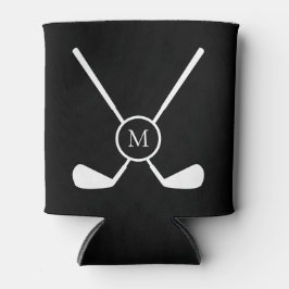 Porta-lata Sporty Golf Clubs Illustration Custom Monogram