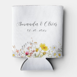 Porta-lata Spring Blossom Wedding Can Coolers