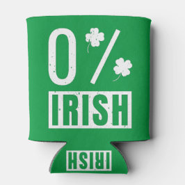 Porta-lata St Patrick's Day 0% Irish Four Leaf Clover