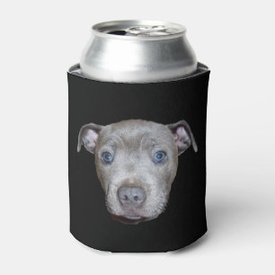 Porta-lata Staffordshire azul bull terrier enfrenta,