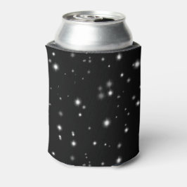 Porta-lata Starlight Sparkles Black and White Stars