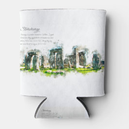 Porta-lata Stonehenge Watercolor