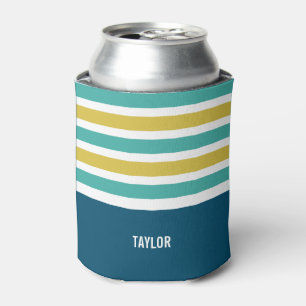 Porta-lata Stripes Padrões refrigeradores de bebidas persona