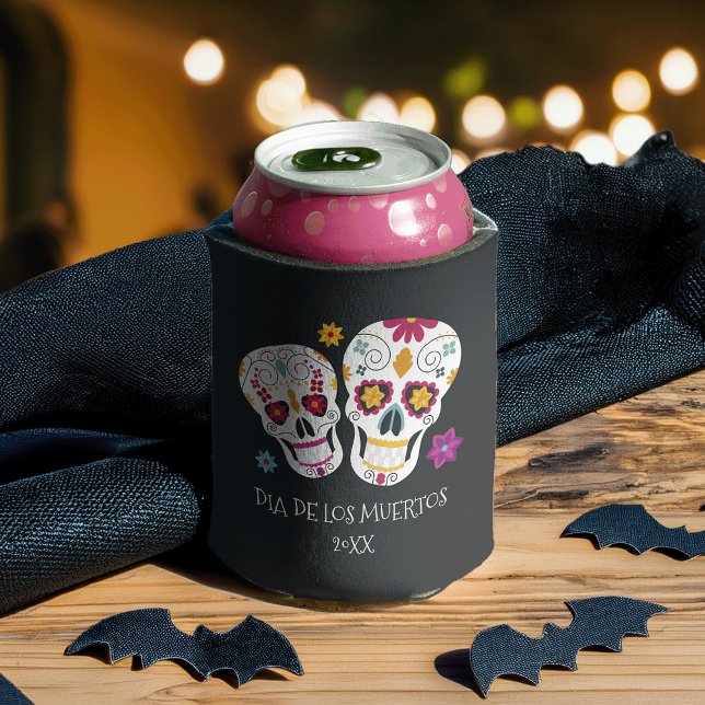 Porta-lata Sugar Skull Dia de los Muertos (Criador carregado)