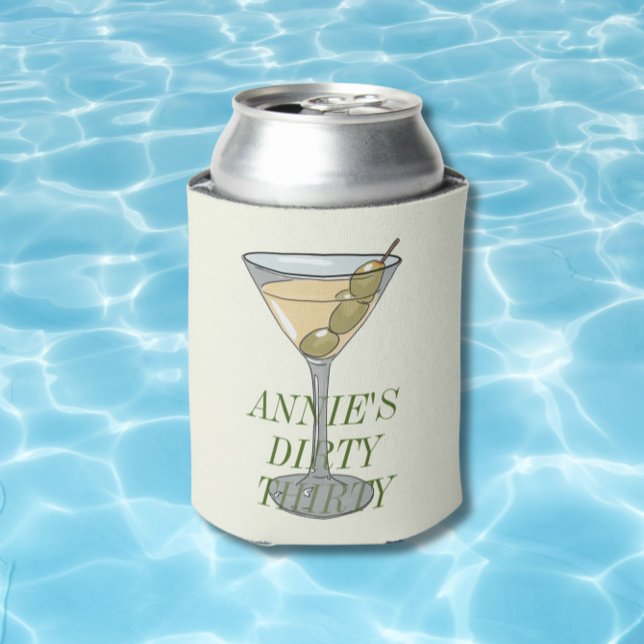 Porta-lata Suja trinta martini 30 aquarela pode resfriar (Criador carregado)