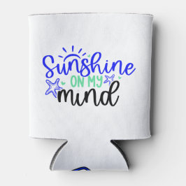 Porta-lata Summer Mindset "Sunshine On My Mind"