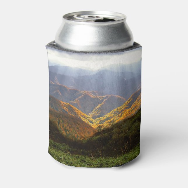 Porta-lata Sun Rays Sobre Montanhas Shirakami-Sanchi (Can Back)