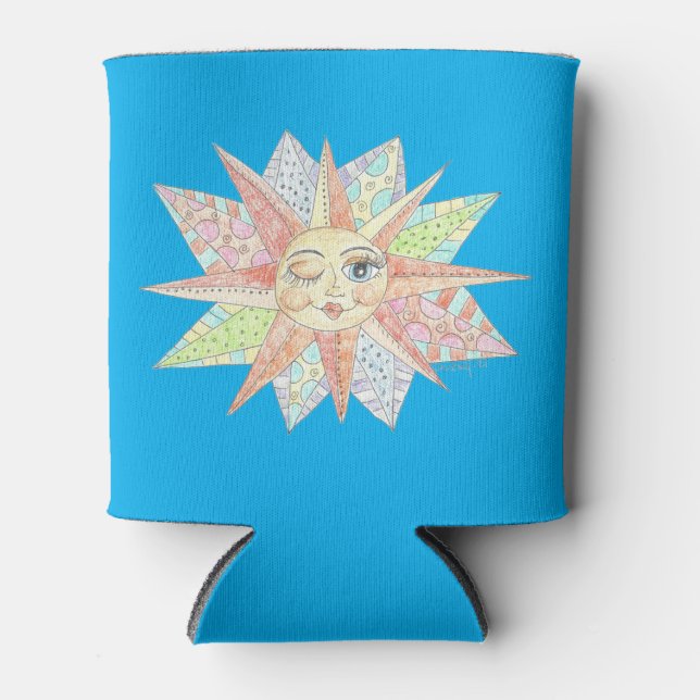 Porta-lata "Sunday morning" Sun (Frente)