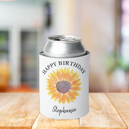 Porta-lata Sunflower Birday