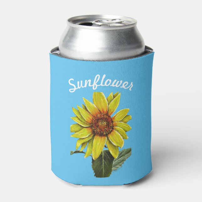 Porta-lata Sunflower Can Cooler (Can Front)