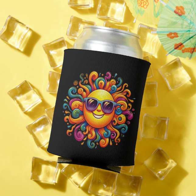 Porta-lata Sunny Smile Seltzer Can Cooler (Verão in situ)
