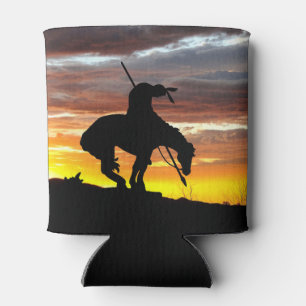 Porta-lata Sunset atordoante com Fim da Silhueta de Trilha