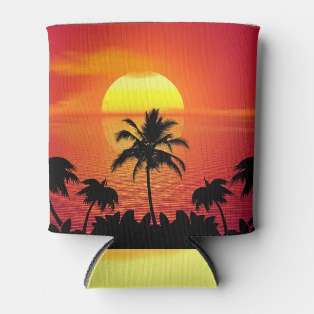 Porta-lata Sunset tropical (Frente)