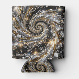 Porta-lata Super Flasher Espiral Ou & Prata