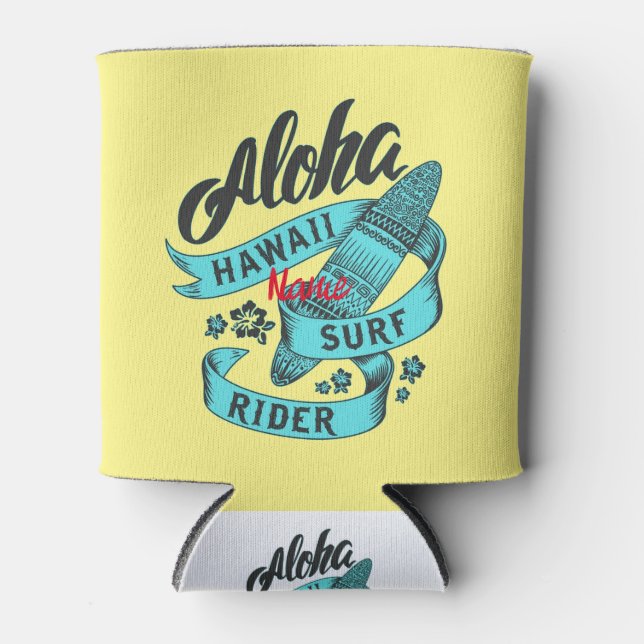 Porta-lata Surf Aloha Hawaii Rider Thunder_Cove (Frente)