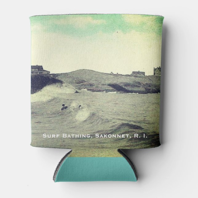 Porta-lata Surf Bathing, Warren's Point Beach, Little Compton (Frente)