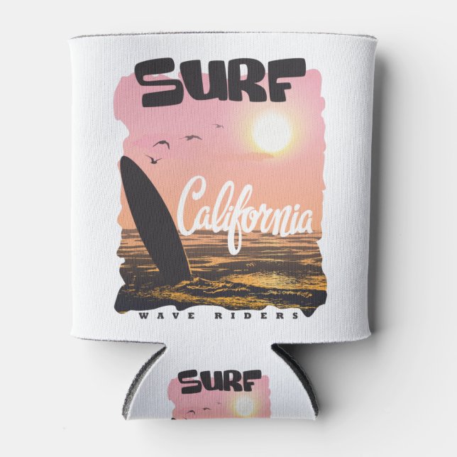 Porta-lata Surf California Beach (Frente)