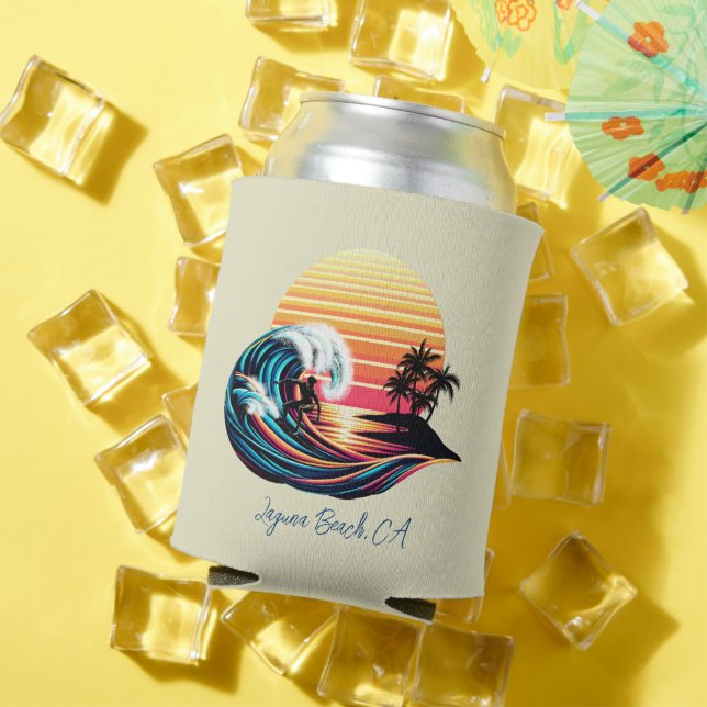 Porta-lata Surfar no Sunset (Verão in situ)