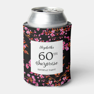 Porta-lata Surpresa Floral de Flor de Cerejeira Preta de Aniv