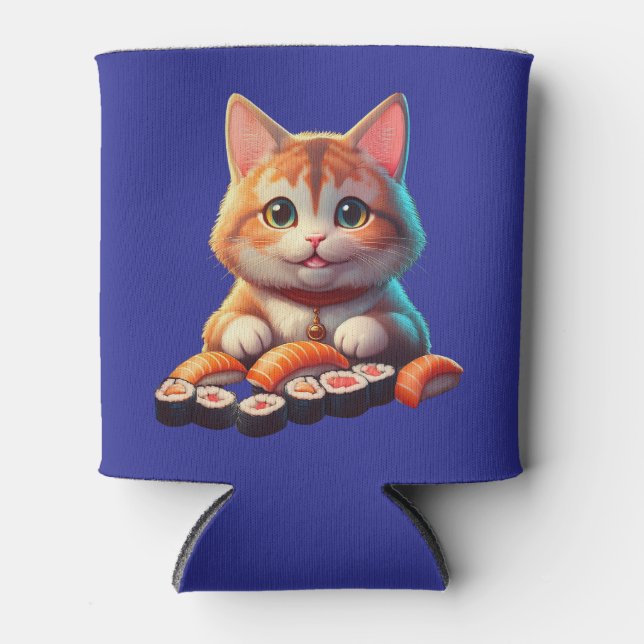 Porta-lata Sushi Cat (Frente)