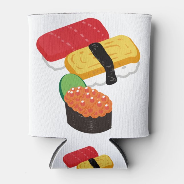 Porta-lata Sushi Comida Japonesa (Frente)