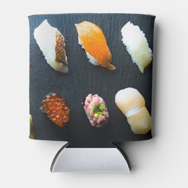 Porta-lata Sushi Slate Sip – Sharp Look, Chill Taste (Frente)