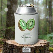 Sweet Modern Minimamente Verde Crochet Kiwi