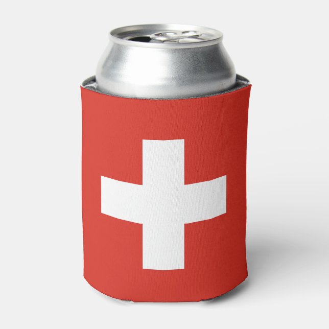 Porta-lata Switzerland Flag (Can Front)