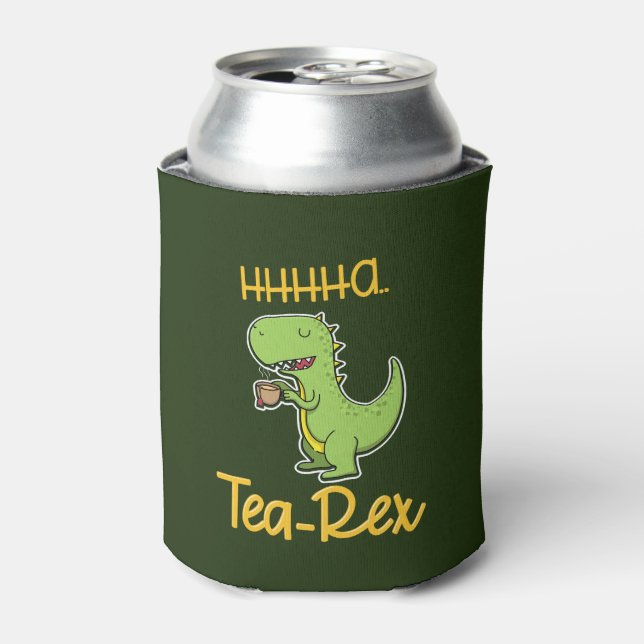 Porta-lata T Rex Tyrannosaurus Ilustração (Can Front)