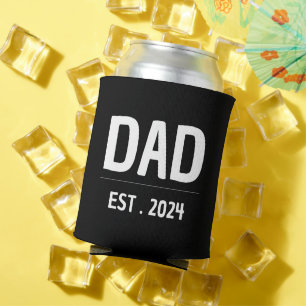 Porta-lata T-Shirt de Pai minimalista 2024 - Baby Reveal