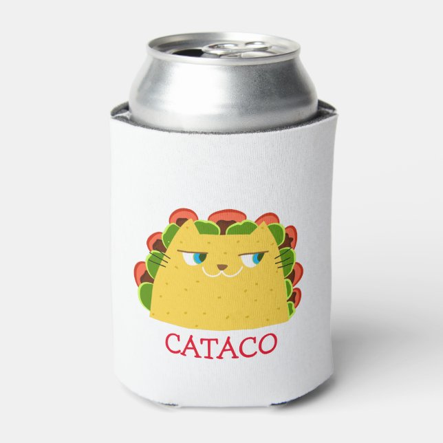 Porta-lata Taco Cat (Can Front)