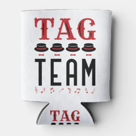 Porta-lata Tag Team Singing Singer Barbershop Quartet