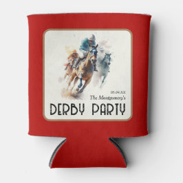 Porta-lata Talk Derby to Me Racehorse Red