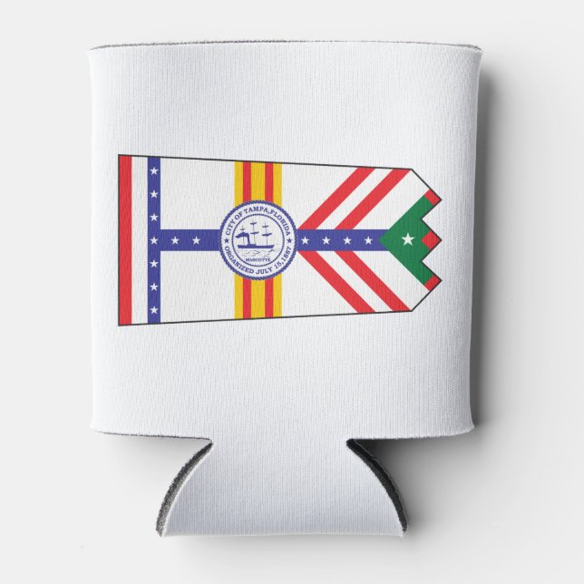 Porta-lata Tampa Florida Flag (Frente)